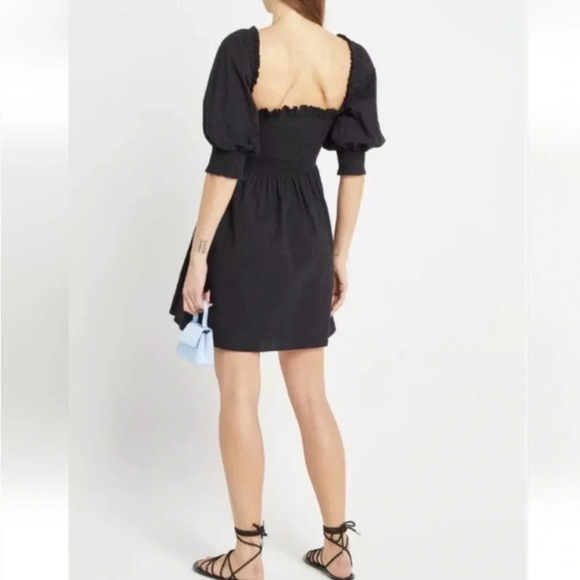 Size XS New with tags Kourt smocked mini dress puff sleeve so pretty - Picture 2 of 7